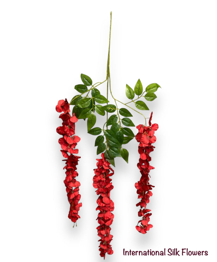 42'' Hanging Wisteria ( INT1226-Red )