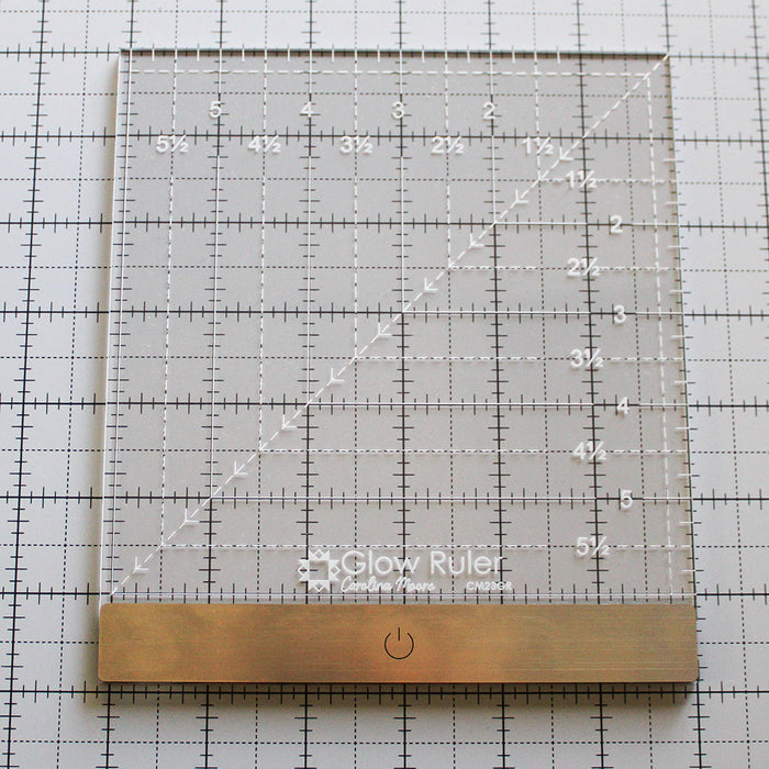 6 Inch Carolina Moore Glow Ruler