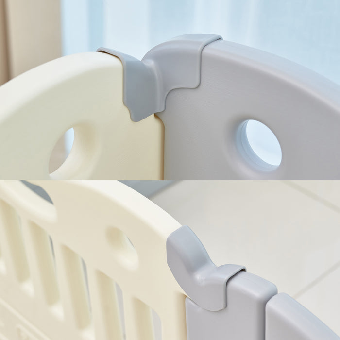 BABYCARE Playpen-Melange Grey