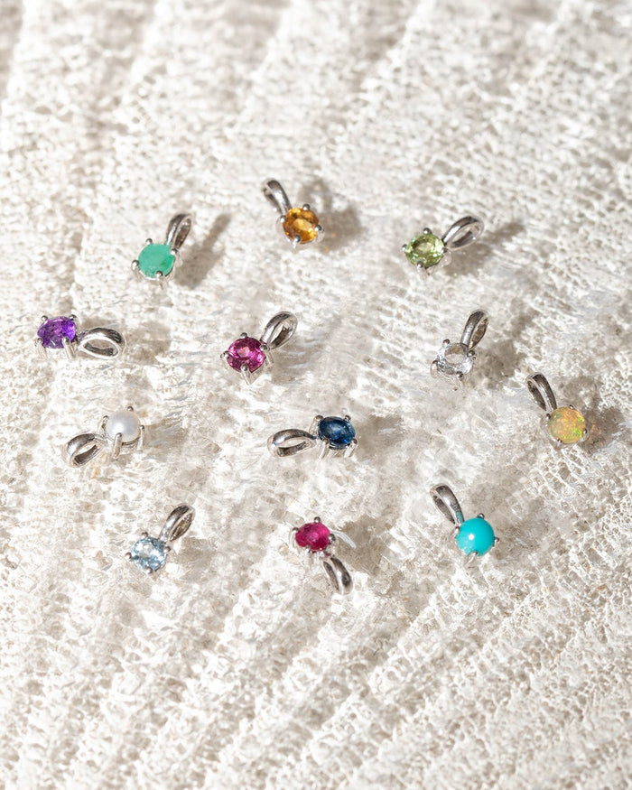 Blue Sapphire Birthstone Charm