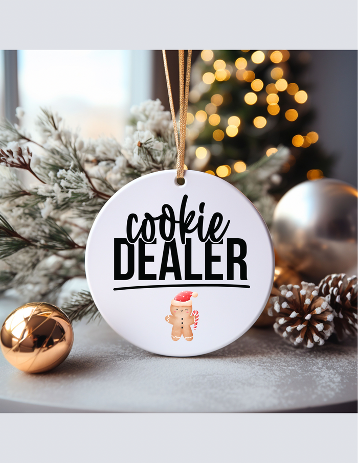 Cookie Dealer Christmas Ornament