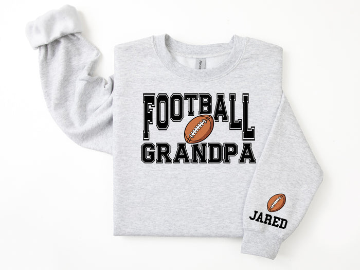 Football Personalized Sweatshirt for Mom, Dad or Family Supporters