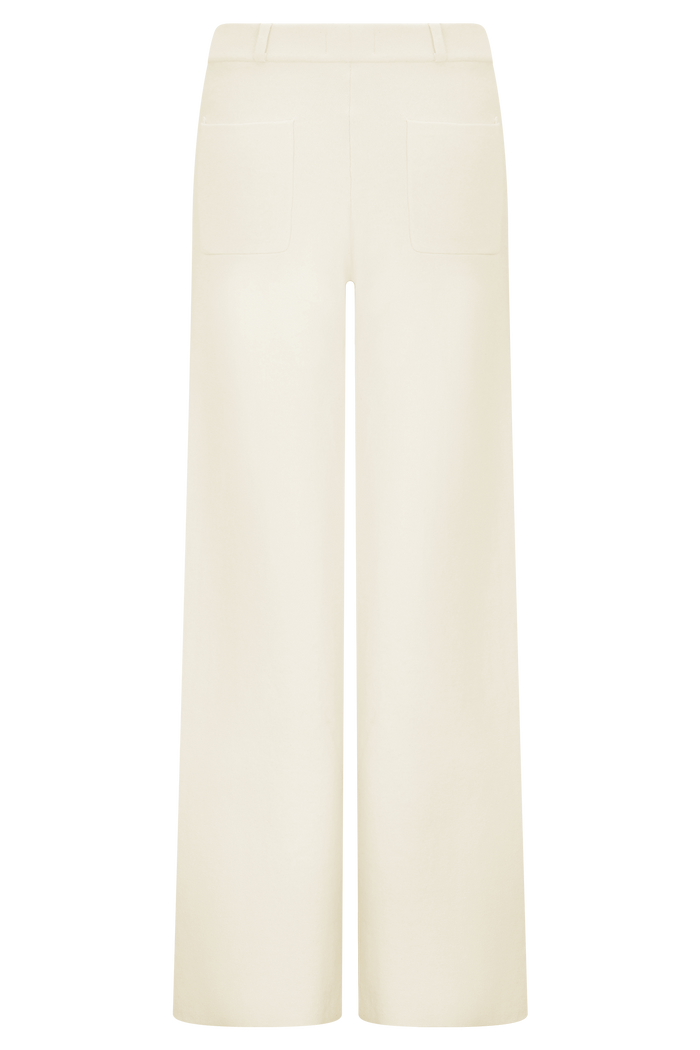 Lauren Knit Trouser - Ivory
