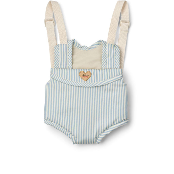 Liewood - Eleanor Doll Carrier - Y/D Stripe Beach Blue / Creme de la Creme