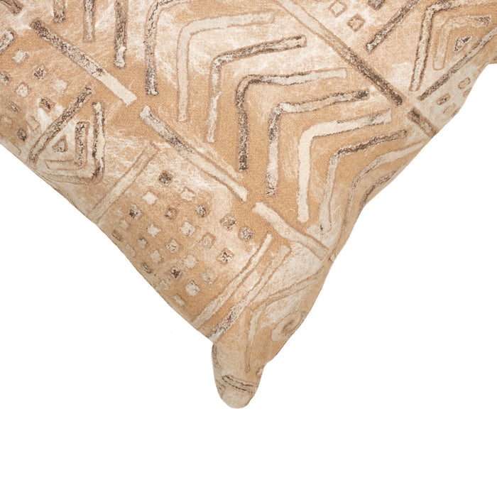 Liora Manne Visions IV Bambara Indoor Outdoor Decorative Pillow Biscotti