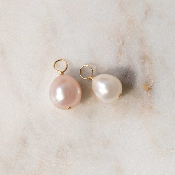 Pearl Hoop Charm