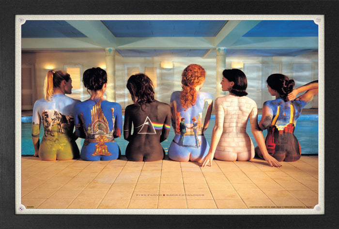 Pink Floyd- Back Catolog 11x17 Print Framed - Kryptonite Character Store