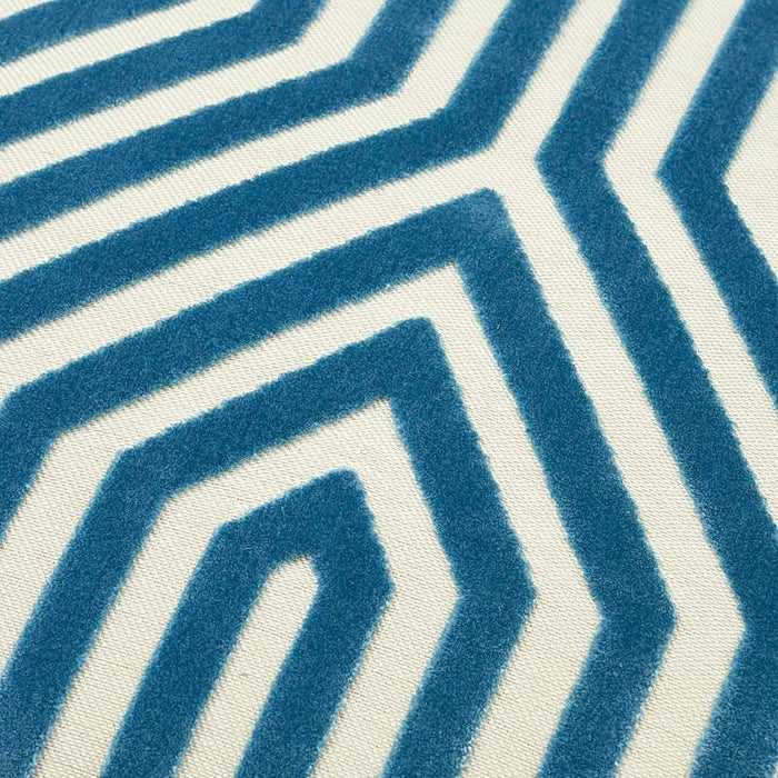 Ready to Ship, 22x22, Vanderbilt Velvet Pillow Cover in Marine Blue
