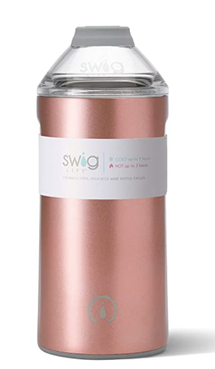 Rose Gold Insulated Wine Bottle Chiller