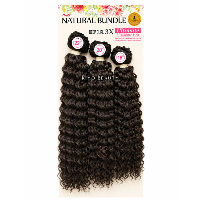 Smart Braid Natural Bundle Deep Curl 3X (4) Medium Brown