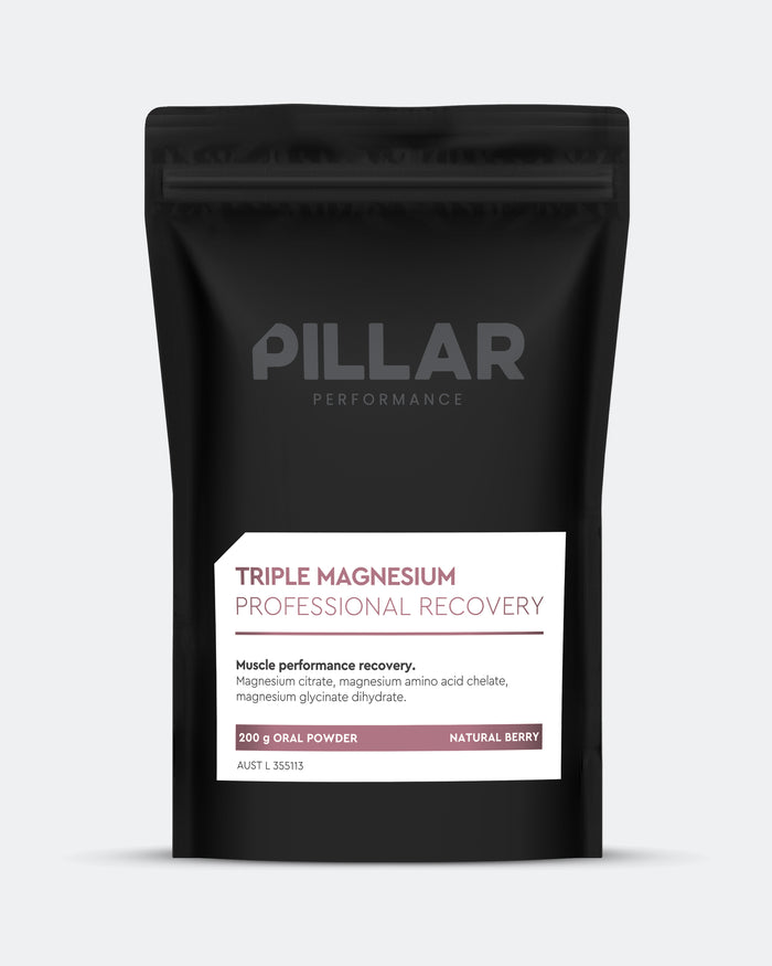 Triple Magnesium Powder Pouch - Natural Berry