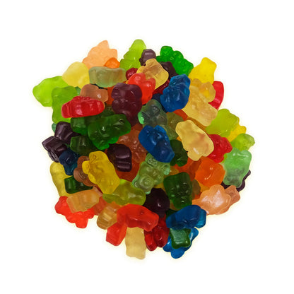 12 flavour fruit gummy bears - 2.27kg
