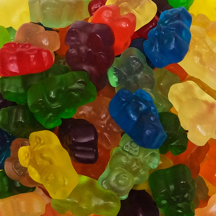12 flavour fruit gummy bears - 2.27kg