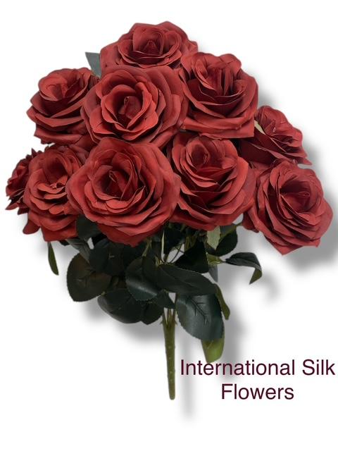 19'' Deluxe Rose Bush ( B1024N- #6 Burgundy ) AN10004
