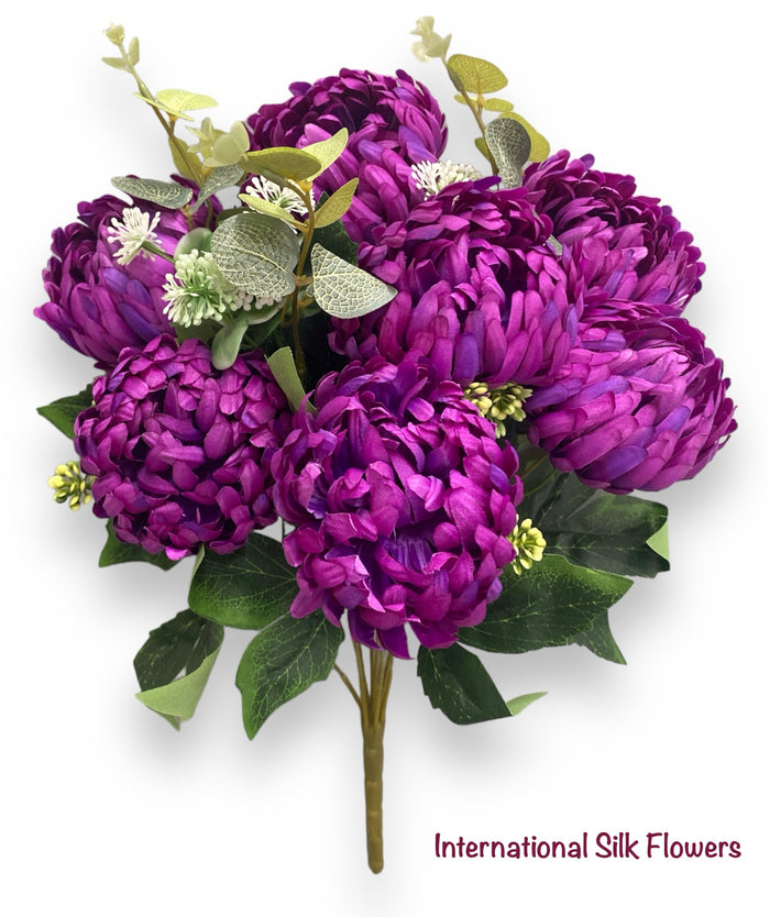 19'' Mum Bush ( INT004-Purple )