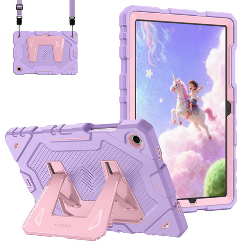 3-Layer Protection Case with Kickstand for Galaxy Tab A11 Plus/Tab A9 Plus | Kid-Friendly with Shoulder Strap | Fintie