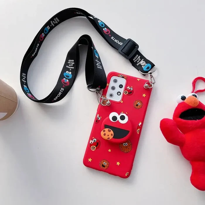 Poco X3 / Black S Red Elm / Case & Strap
