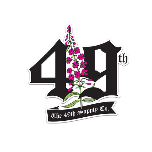 49th Fireweed Sticker