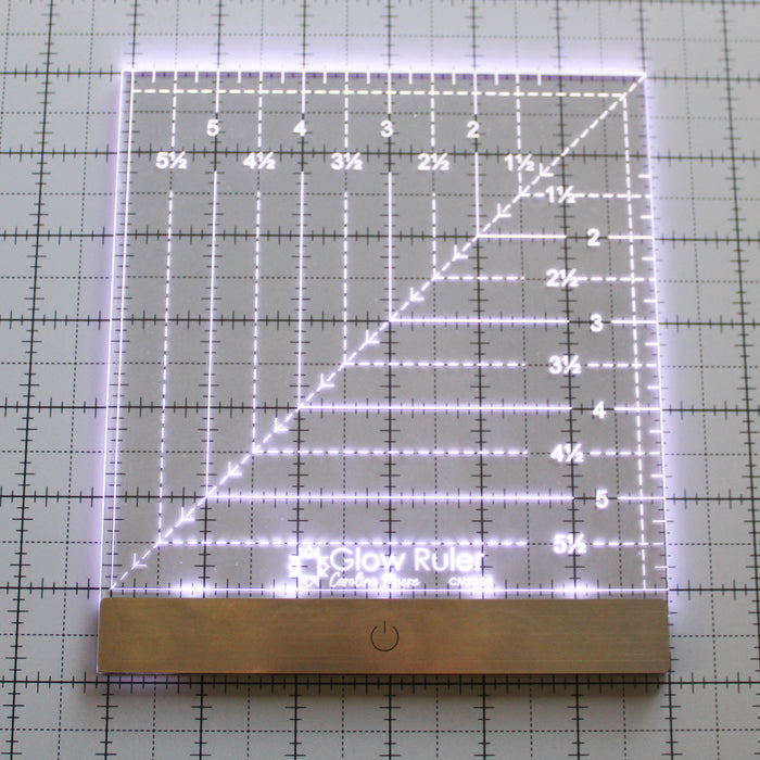 6 Inch Carolina Moore Glow Ruler