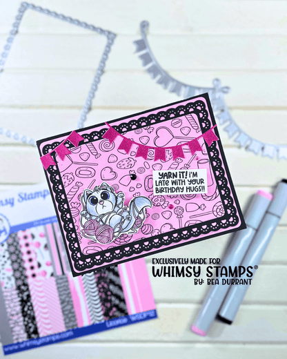 Little Toes Kitty Clear Stamps - Whimsy Stamps