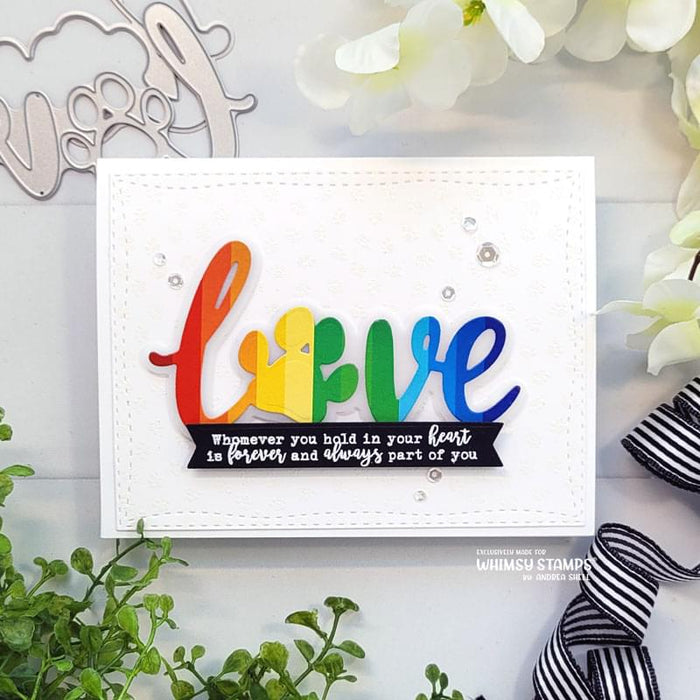 6x6 Paper Pack - Rainbow - Whimsy Stamps