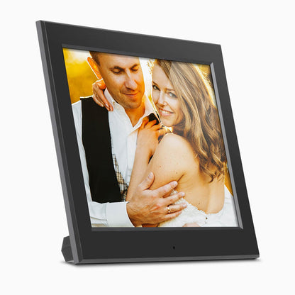aluratek 8 slim digital photo frame automatic slideshow angle