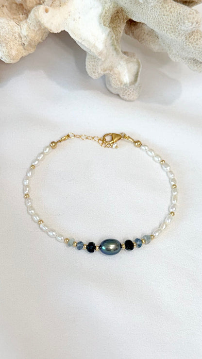 Mia ombre bracelet - freshwater