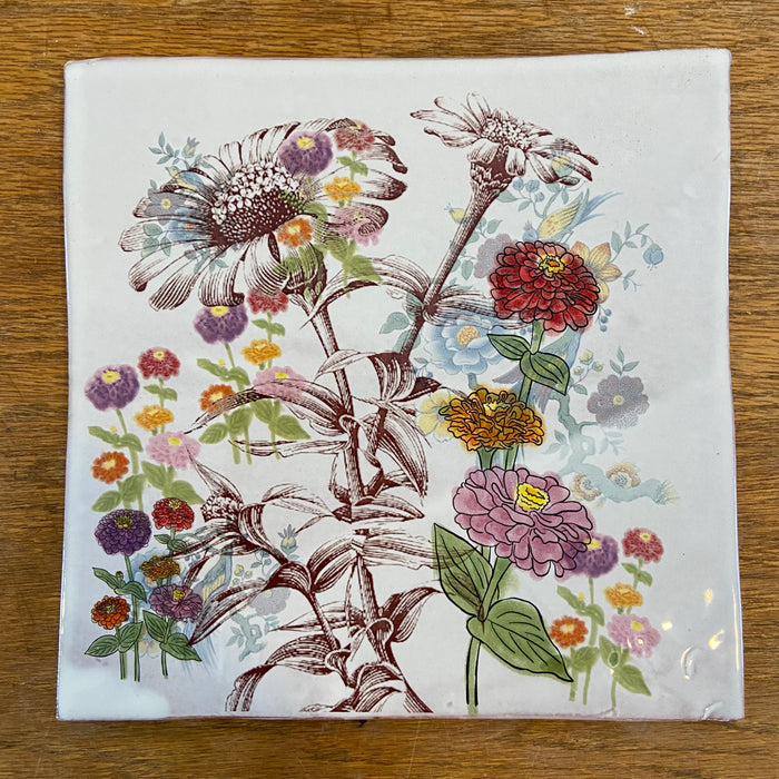 Zinnia tile
