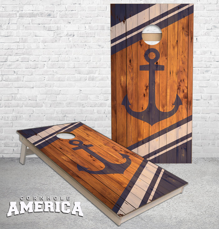 Anchor away cornhole boards