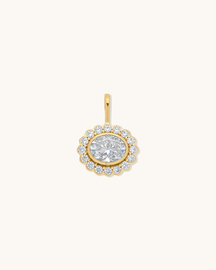 Antiquity Moissanite Pendant