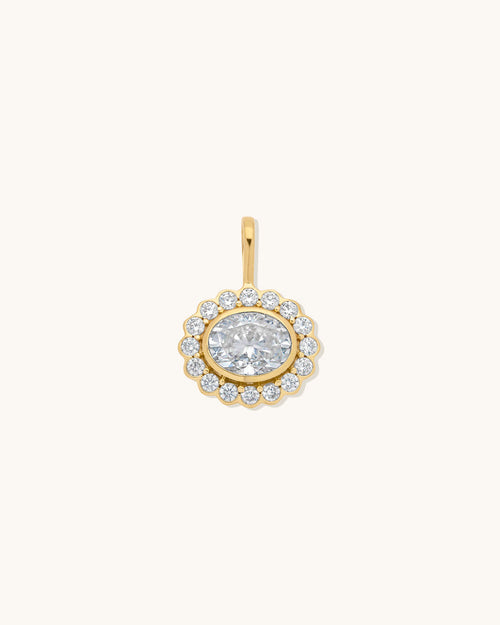 Antiquity Moissanite Pendant