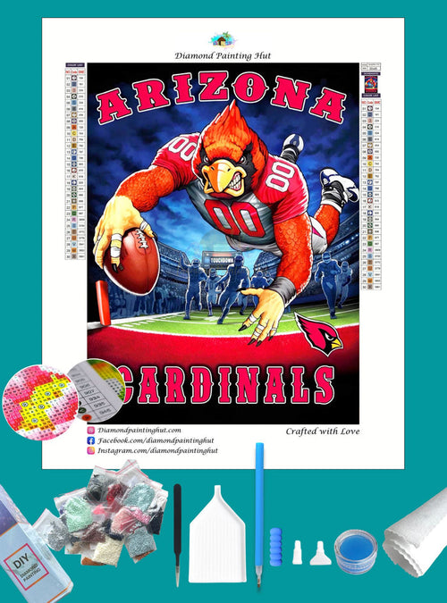 Arizona Cardinals NFL Diamond Painting-Diamond Painting Hut