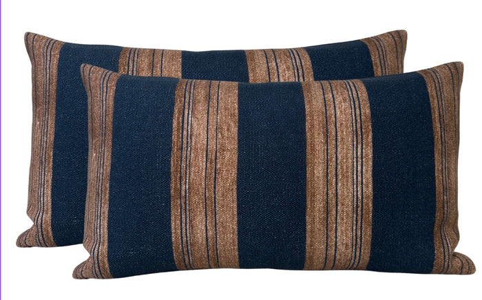 Askew Striped Pillow Cover in Sienna, Kelly Wearstler Textiles