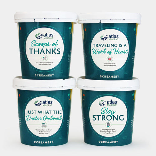 Atlas MedStaff Corporate Ice Cream Gift - 4 Pints