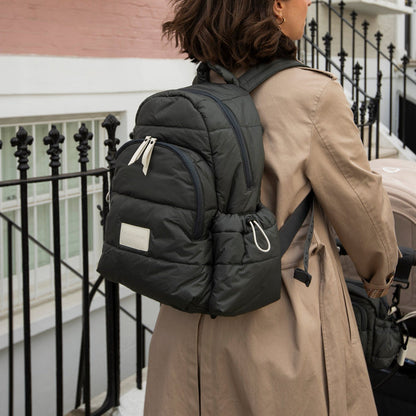Avery Row - Baby Changing Backpack - Black - Mabel & Fox