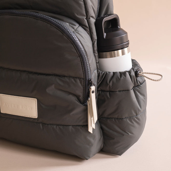 Avery Row - Baby Changing Backpack - Black - Mabel & Fox