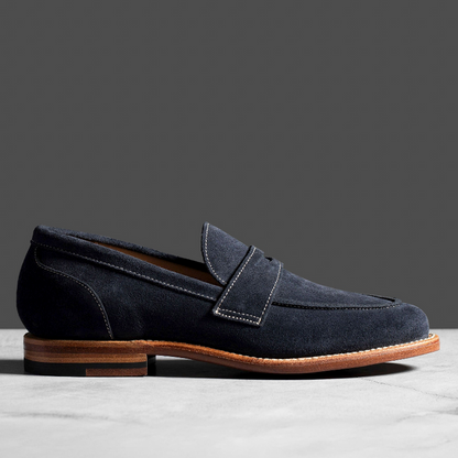 5.5B (Women's) Clara Penny Loafer Midnight Suede