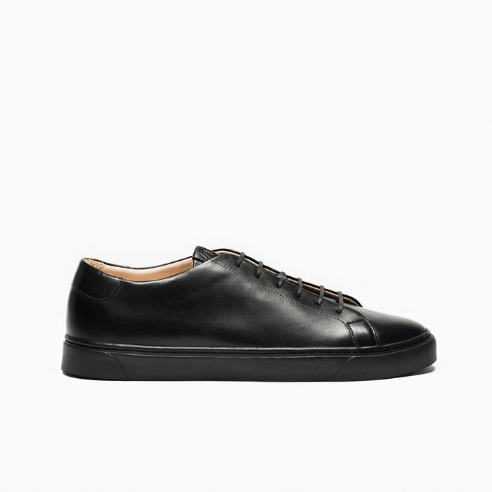 6D Coast Sneaker Black Calf