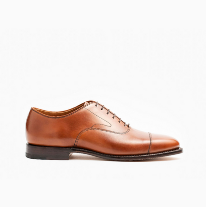 7D Cap Toe Oxford - Chestnut Calf
