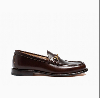 8.5D Horsebit Loafer Crimson Chromexcel