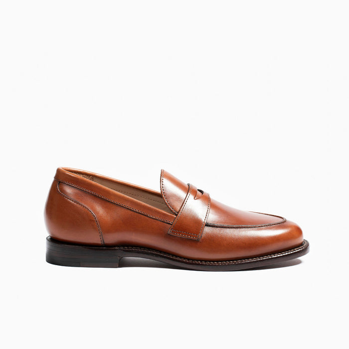 5.5B (Women's) Clara Penny Loafer Chestnut Calf