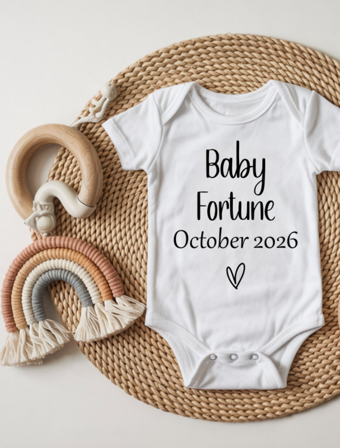 Baby Announcement Vest