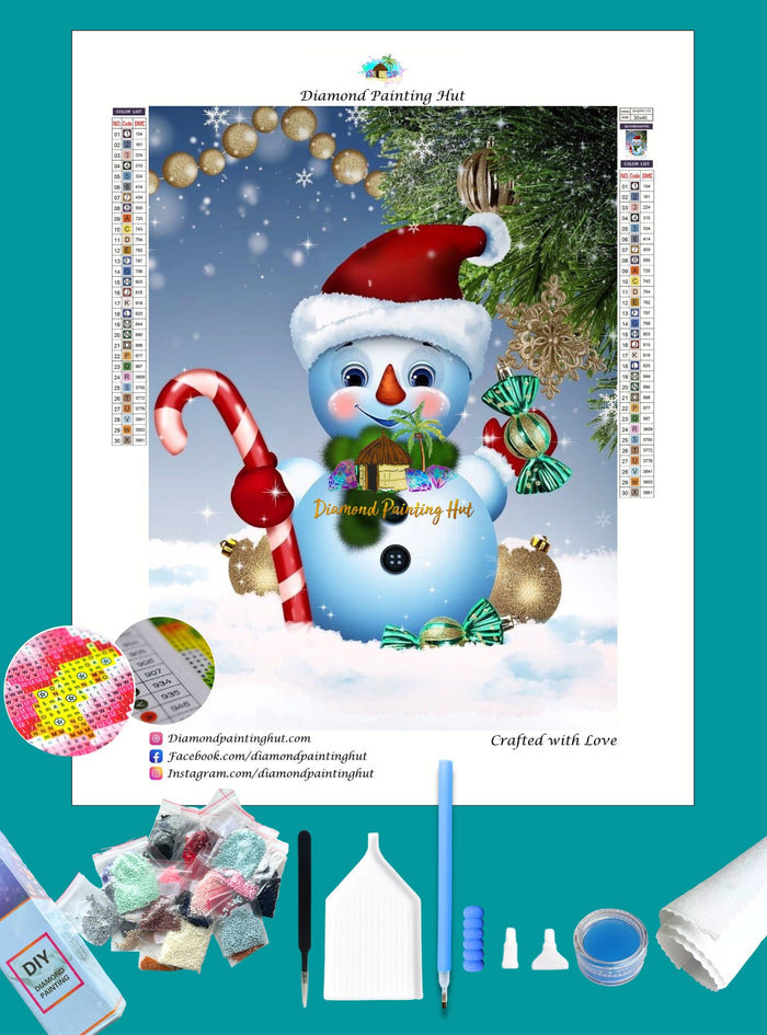 Baby Snowman Diamond Painting