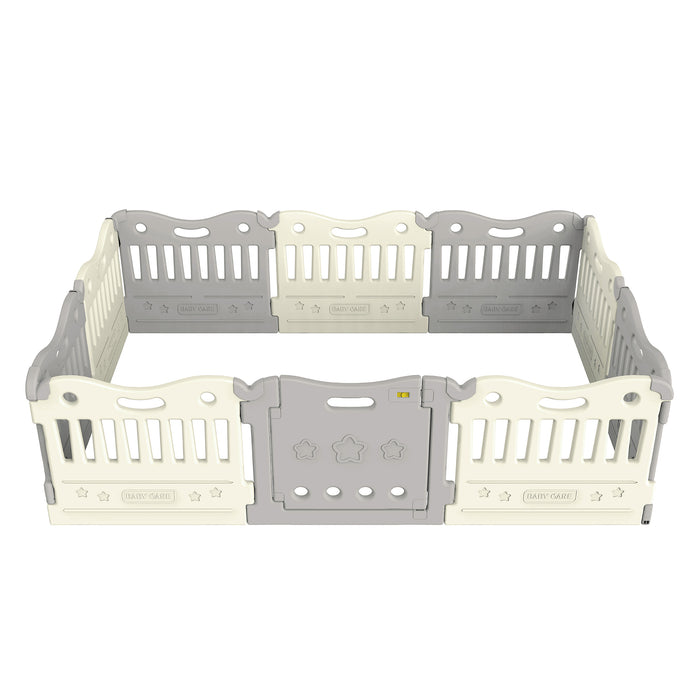 BABYCARE Playpen-Melange Grey