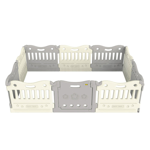 BABYCARE Playpen-Melange Grey