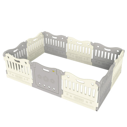 BABYCARE Playpen-Melange Grey