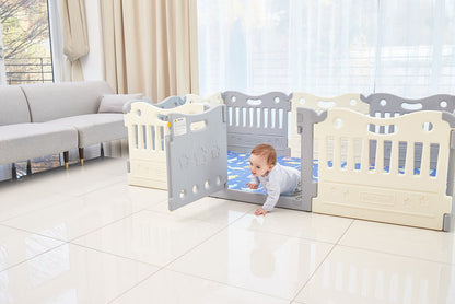 BABYCARE Playpen-Melange Grey