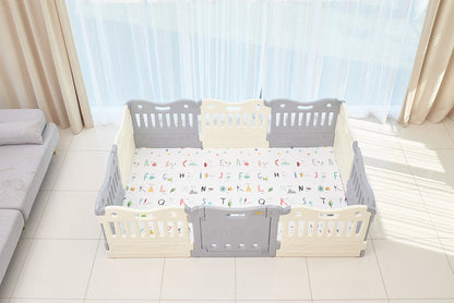 BABYCARE Playpen-Melange Grey