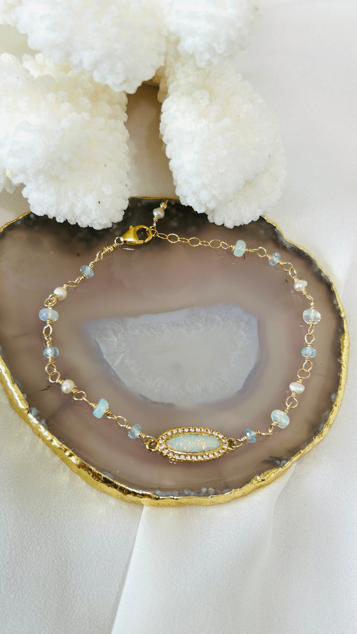 Beatrice gem bracelet