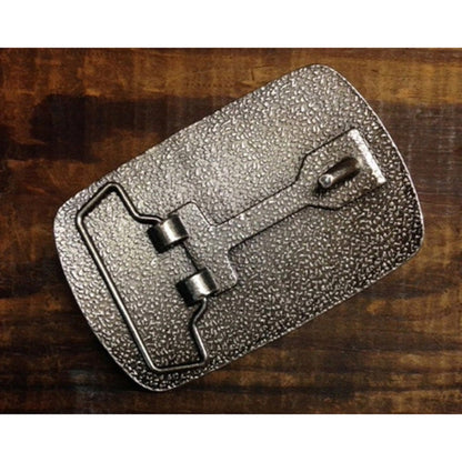 back of a belt buckle